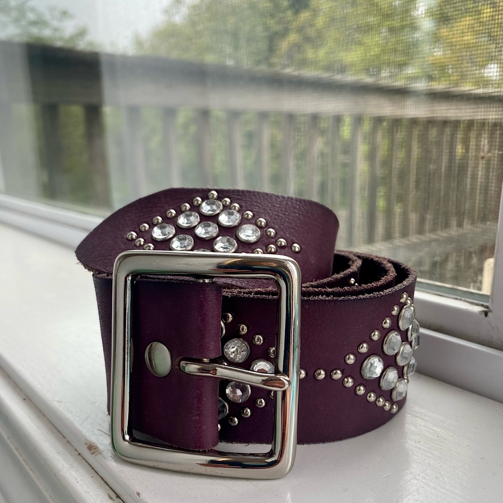 Leather belt 💜